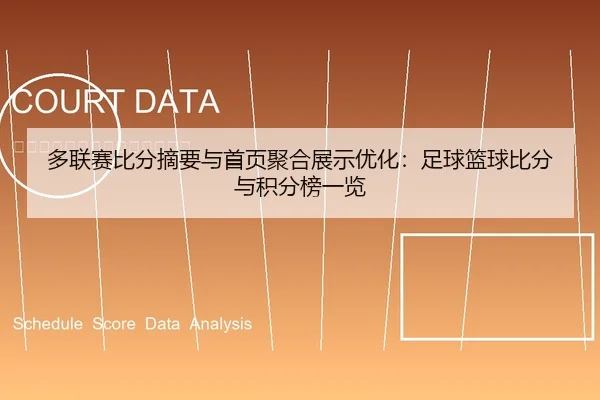多联赛比分摘要与首页聚合展示优化：足球篮球比分与积分榜一览